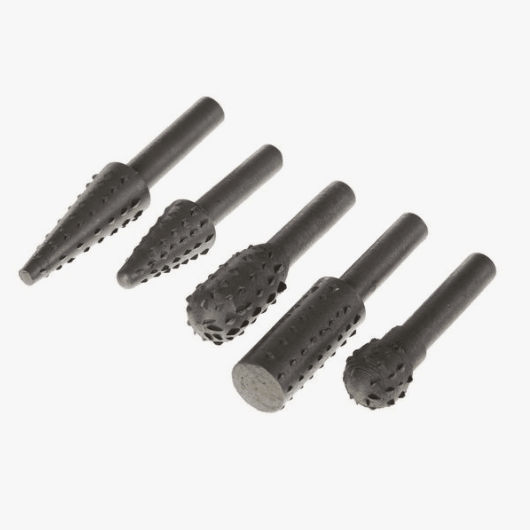 Шарошки стальные по металлу, 5 шт (уп)