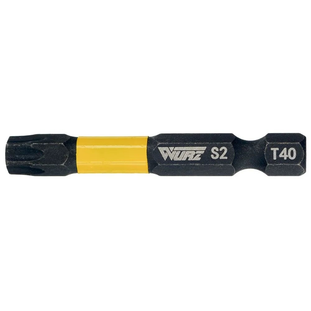 Биты стальные, Wurz TORX Т40 Х 50 мм Torsion (2959) / шт