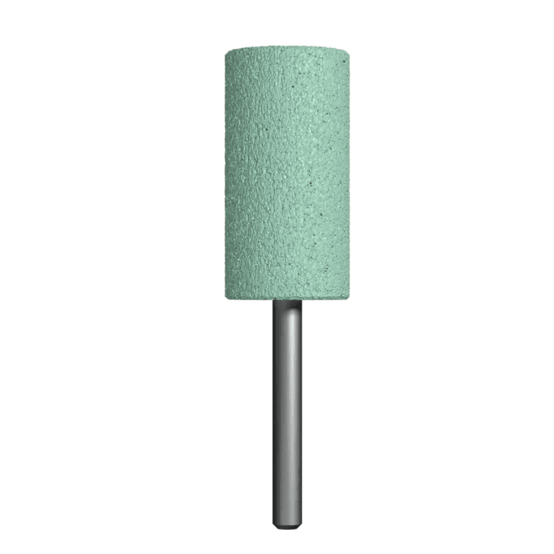 Шарошка абразивная,оксид алюминия, цилиндрическая  25х50мм, пос.6мм, Практика  (КИТАЙ)