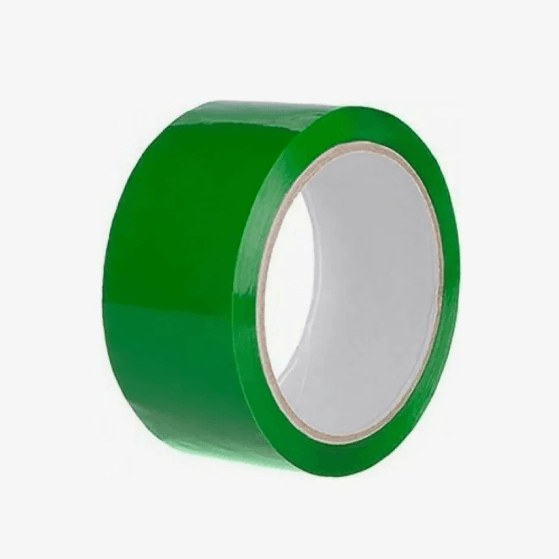 Клейкая лента 48мм зеленая 45мк Klebebander