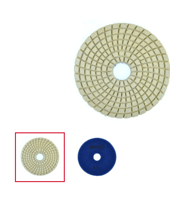 Алмазный гибкий шлиф. круг (черепашка), МОКРЫЙ100 мм Р 50,KRUGO(PPW040050) (шт)