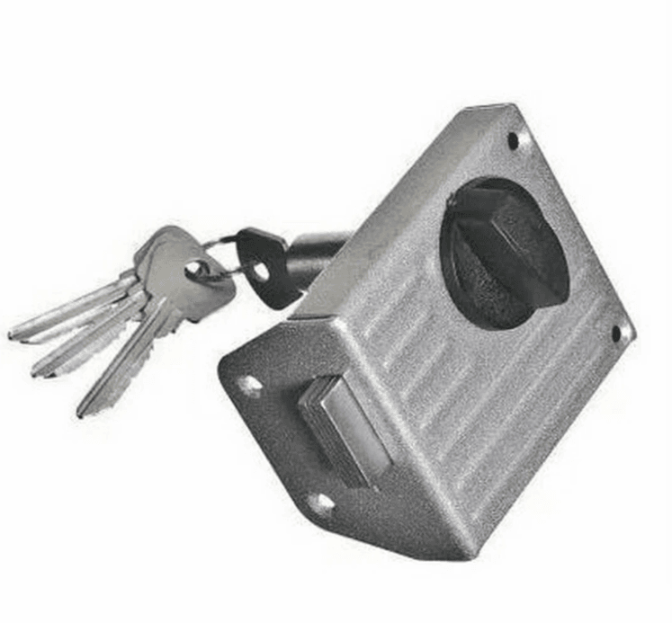 Зенит Замок накладной ЗН1-2.1 серебро (шт)