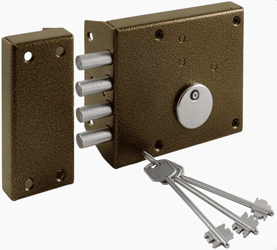 Зенит Замок накладной ЗН4-2 бронза (шт)