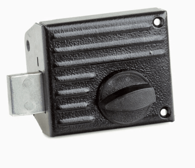 Зенит Замок накладной ЗН1-2.1 чёрный (шт)