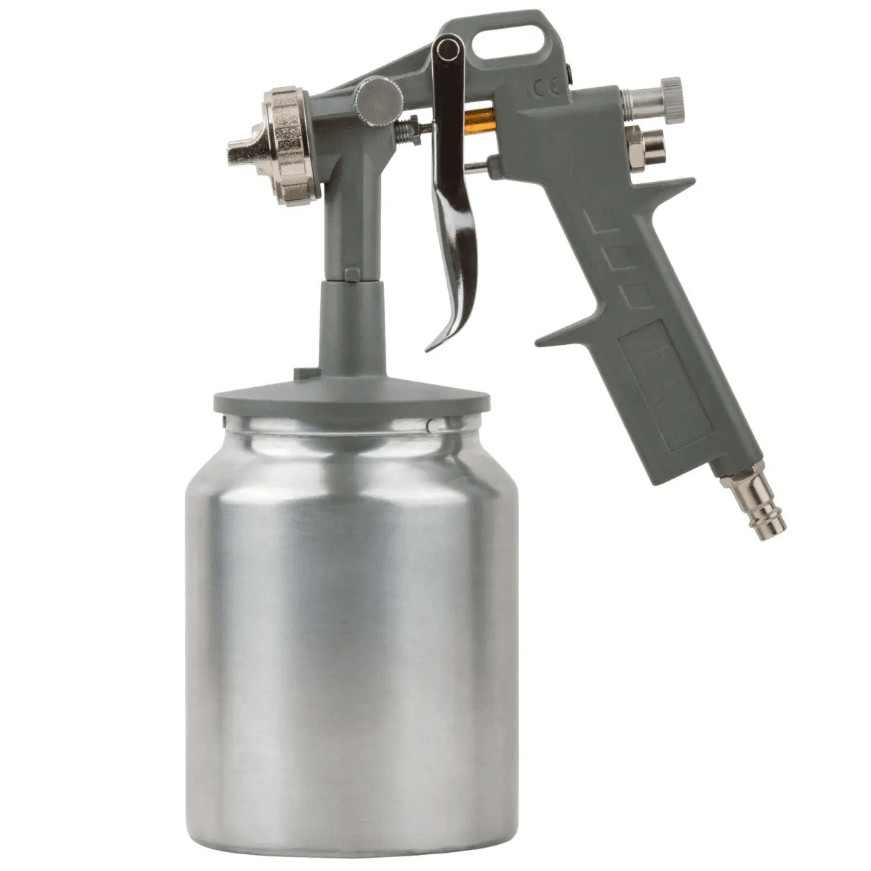 Краскопульт пневматический алюмин.нижний бачок 1000мл. 1,5мм