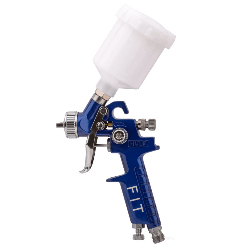 Краскопульт пневматический для точных работ,пластик.верхний бачок150мл. 0,8мм