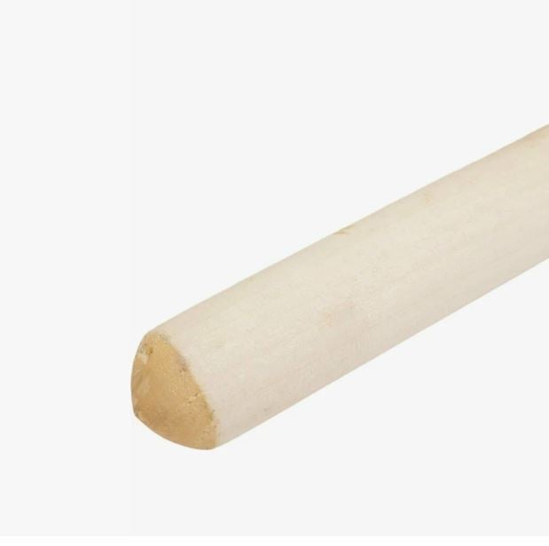 Черенок деревян в/с d=30 мм L=1,4м (для грабель) сухой/шлифованный (уп.20)