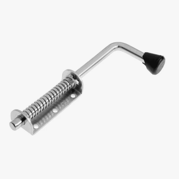 Задвижка дверная пружинная ЗД 16х400 мм цинк (шт)