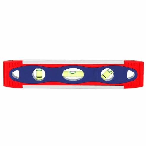 Уровень строительный, магнитный Торпедо 22,5см, 3 глазка,WORKPRO