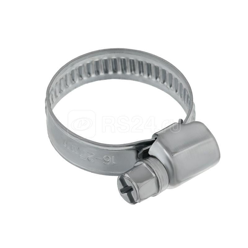 Хомут червячный стальной, диаметр 30-45мм (шт)