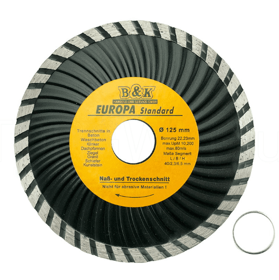 Диск алмазный "Europa" турбо-волна  125мм