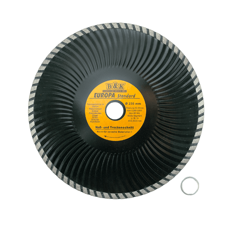 Диск алмазный "Europa" турбо-волна 230мм*22,23