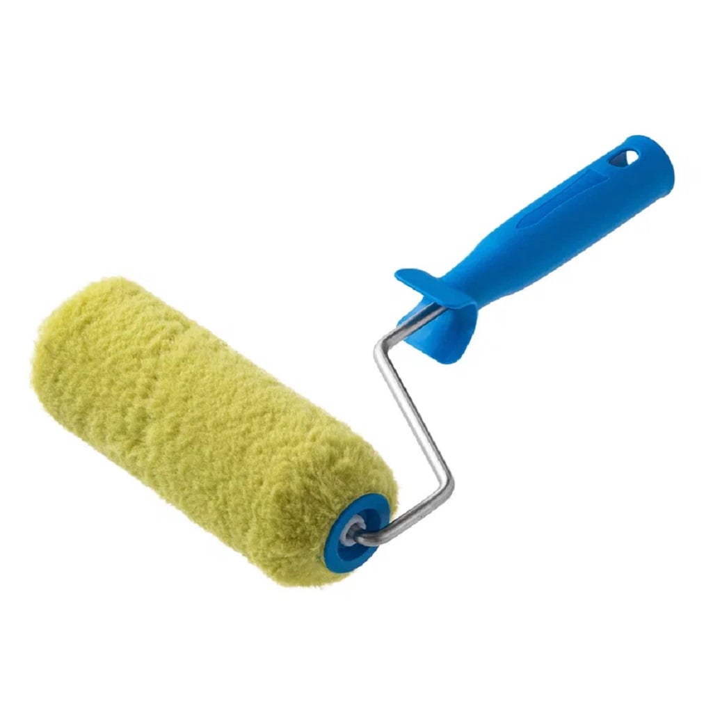 Валик "Евро" желтый ворс 180 х 40 х 6мм, в/в 18мм, полиэстер, для всех типов лкм, Акор(шт)