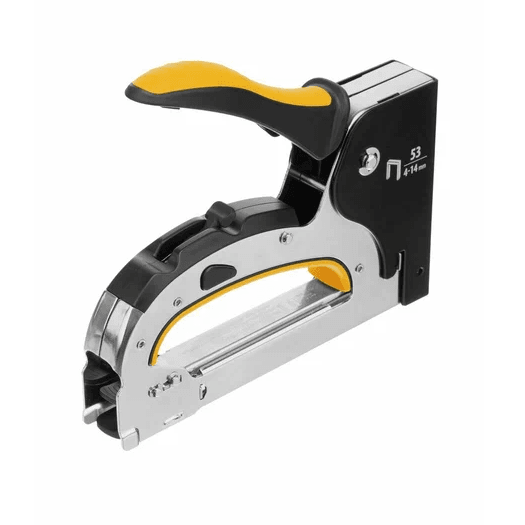 Denzel Степлер мебельный, стальной корпус регул. силы удара  тип 53, 4-14 мм