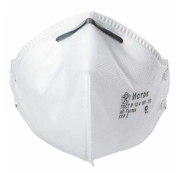 Полумаска фильтрующая складная  ИСТОК-1С,клапан  FFP1,NR D
