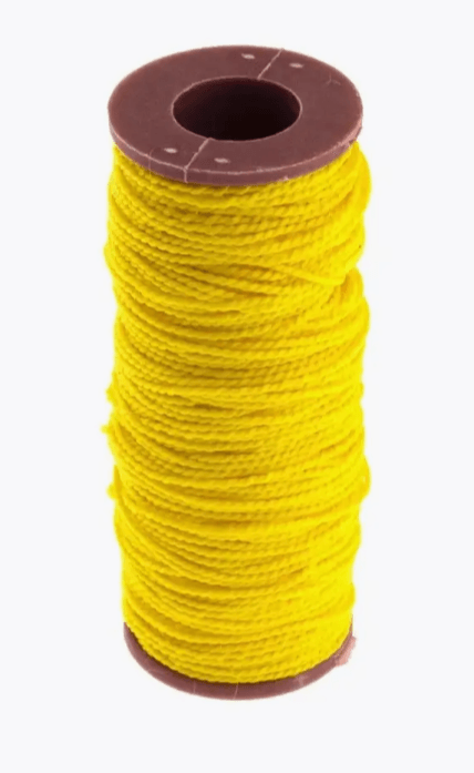 Нить крученая желтая на катушке, 0.44 текс, 45 кгс, 50м (шт)