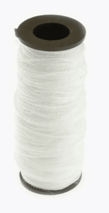 Нить крученая белая на катушке, 0.44 текс, 45 кгс, 50м (шт)