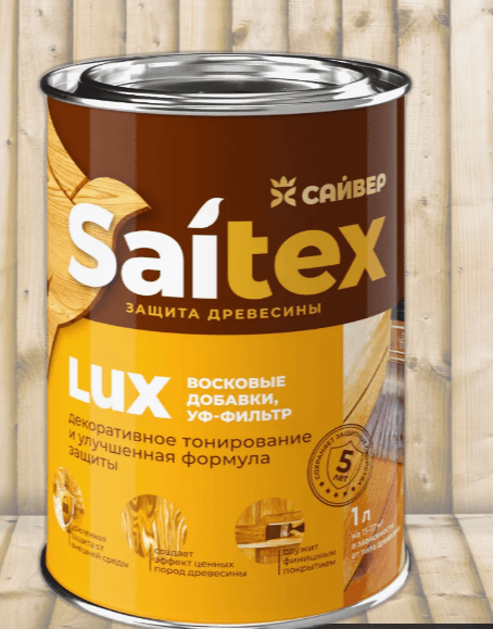 Saitex LUX деревозащитный состав Венге  1 л. /14