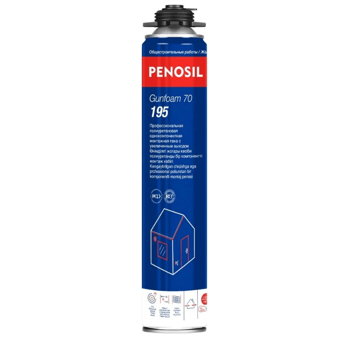 PENOSIL  GUN 70L Gunfoam 195 ЛЕТО пена монтажная проф 870 ml A1648Z (шт)