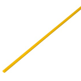 Труба REXANT термоусаживаемая 3.0/1,5мм желтая, 1м (шт)