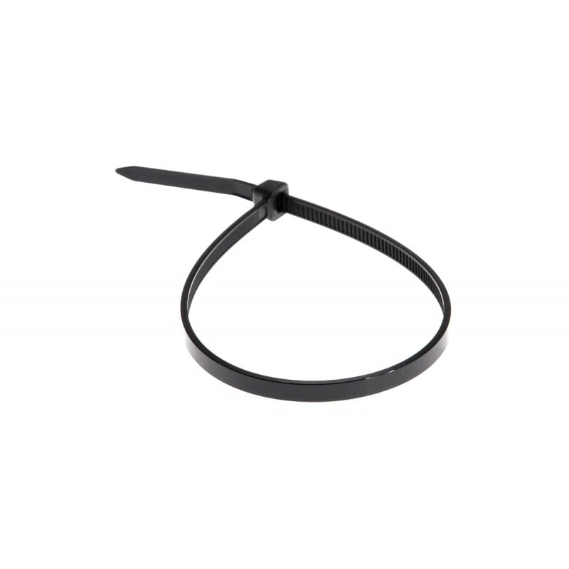 Хомут-стяжка нейлоновая REXANT 400*4,8мм, черная (100шт/уп)