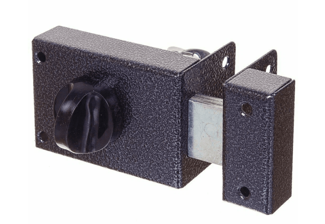 Омега Замок накладной ЗН-1 серебро пр.риг. (шт)