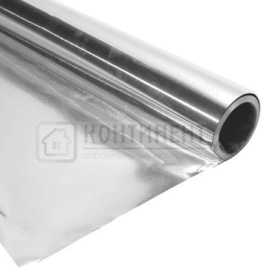 Фольга для бани СпанИзол 1,0 мх20м KF 30 мкр., плот. 120 гр./кв.м., 1 сл. фоль 1 сл крафт бум.