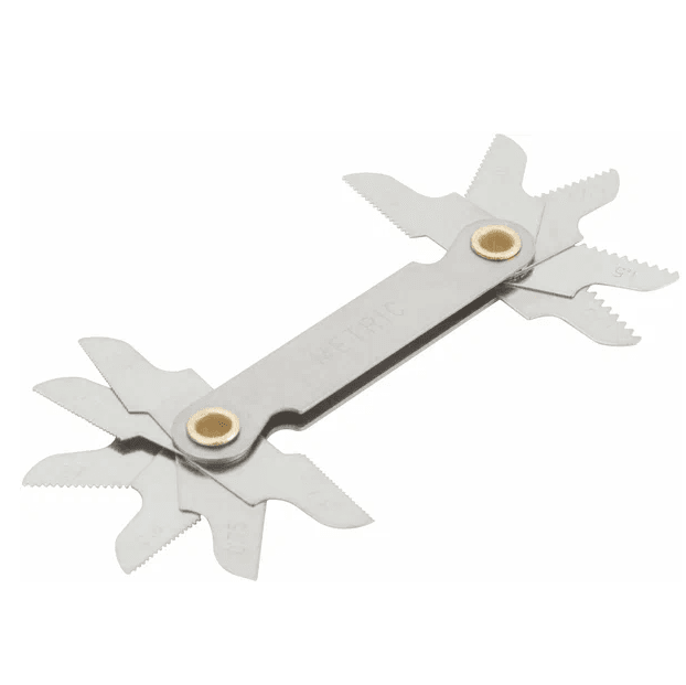 Шаблон для определения шага метрической резьбы