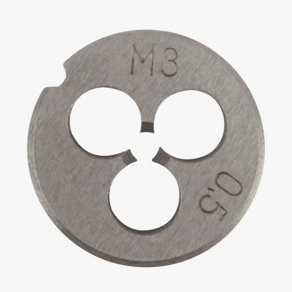 Плашка метрическая, легированная сталь М3х0,5мм