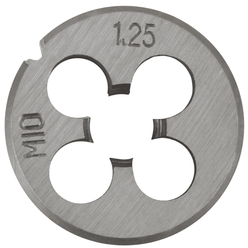 Плашка метрическая, легированная сталь М10х1,25мм