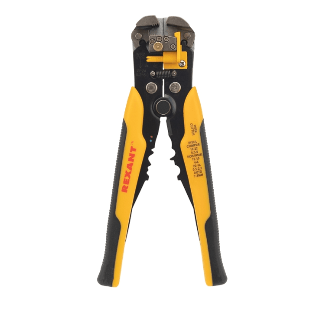 Инструмент для зачистки кабеля 0,2-6,0 мм² и обжима наконечников (HT-766) REXANT (шт)