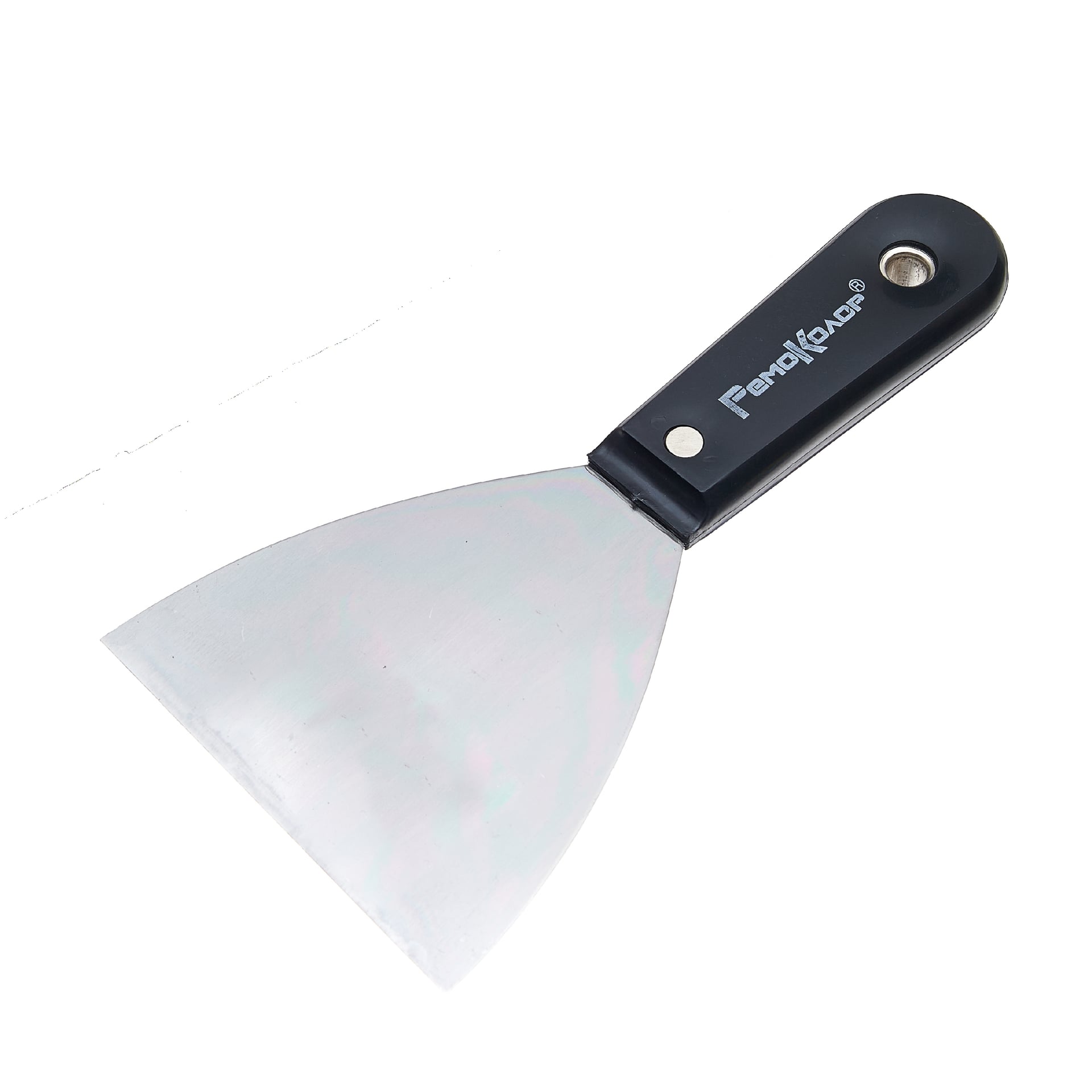 Шпательная лопатка "Евро", углеродистая сталь, пластиковая рукоятка, 100мм,  / шт.