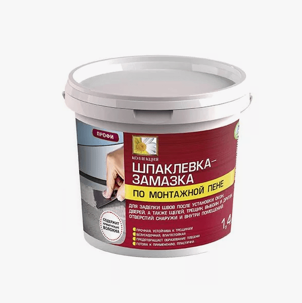 Шпаклевка-замазка по монтажной пене 3 кг КОЛЛЕКЦИЯ (шт)