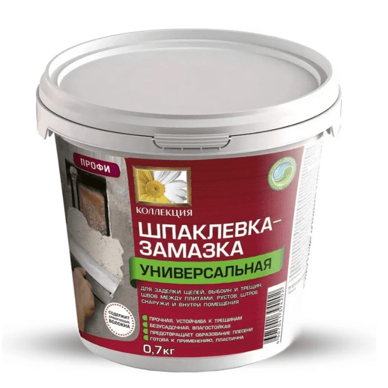Шпаклевка-замазка универсальная для выбоин и трещин 0,7 кг КОЛЛЕКЦИЯ (шт)