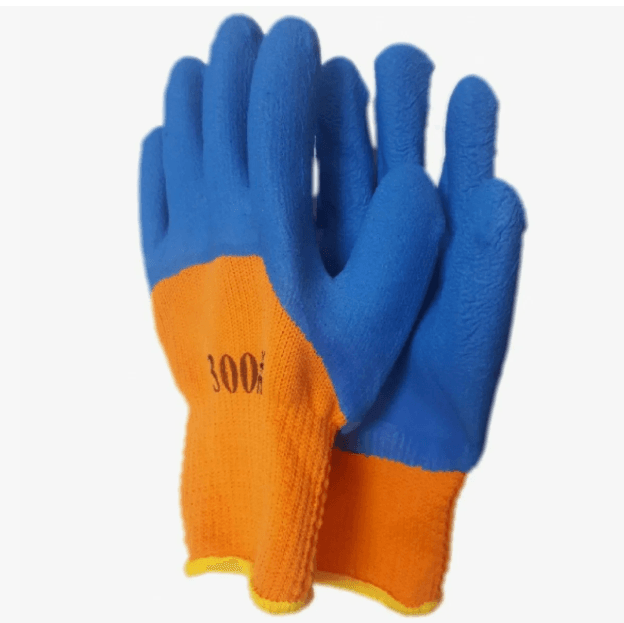 Перчатки  вспенен. сине-оранжевые 300# утепленные (8290Г) (пар)