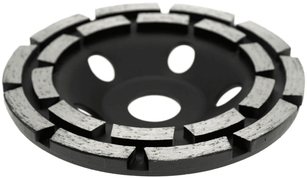 Алмазная чашка 2-х рядный сегмент 100мм*22,23