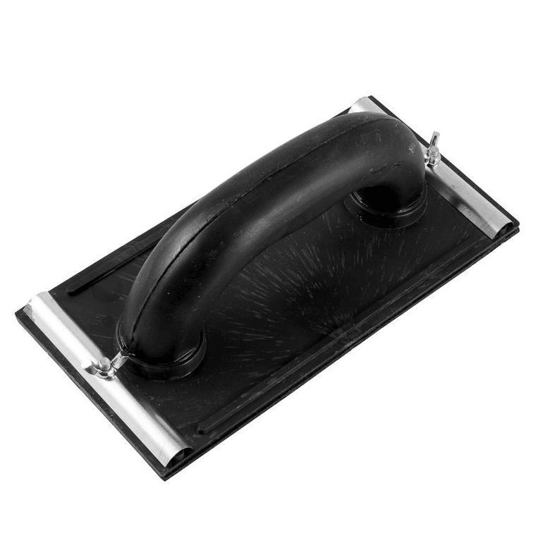 Оправка шлифовальная пластик. осн-е, накладка из мягкой синтет.резины, мет.зажимы, 220х102мм, (шт.)