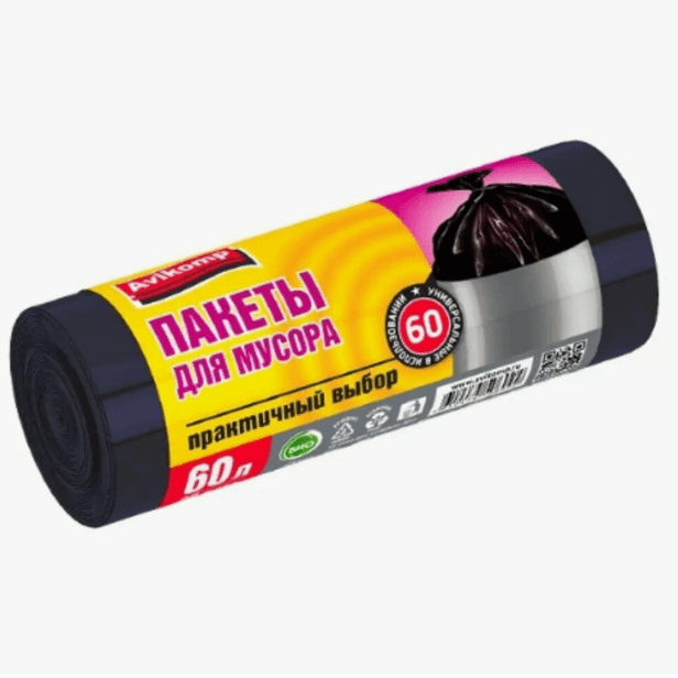 Мешки для мусора 60л (30 шт)