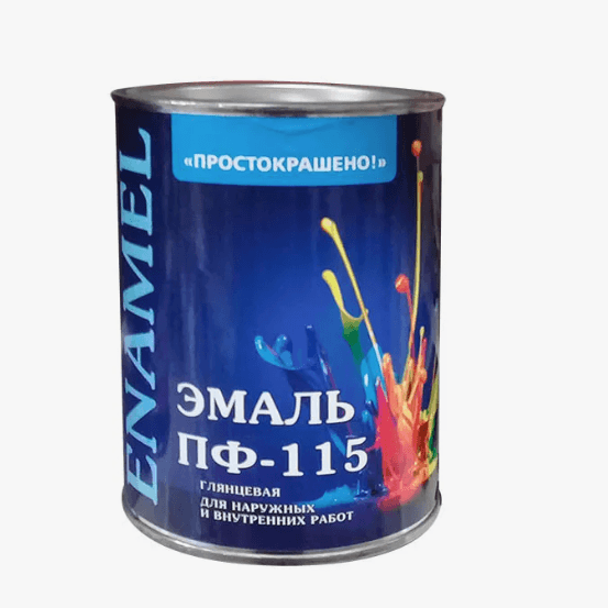 Эмаль ПФ-115 Василек 1,8кг ПРОСТОКРАШЕНО (шт)