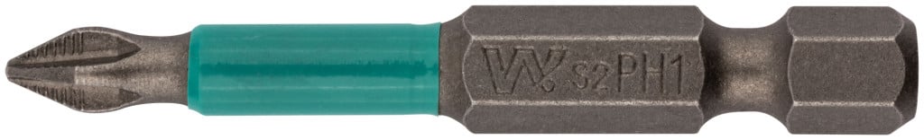 Биты PH1х50 мм WP, сталь S2 с насечкой (шт)