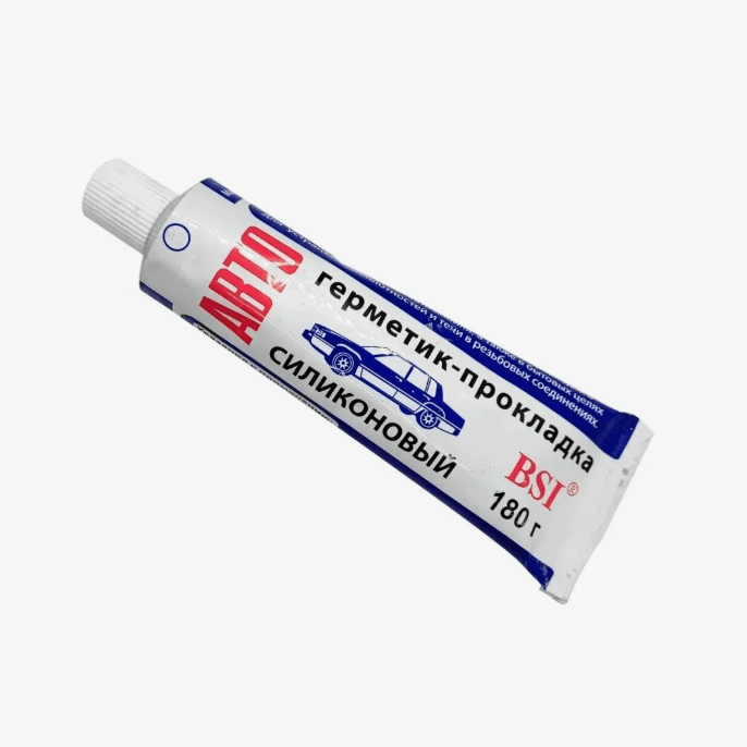 Герметик-прокладка АВТО силиконовый белый туба 180гр./49