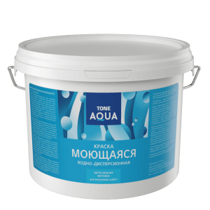 TONE краска ВД моющаяся белоснежная 13 кг/44