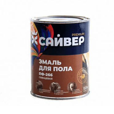 Сайвер эмаль ПФ-266 красно-коричневый 0,8 кг (шт)