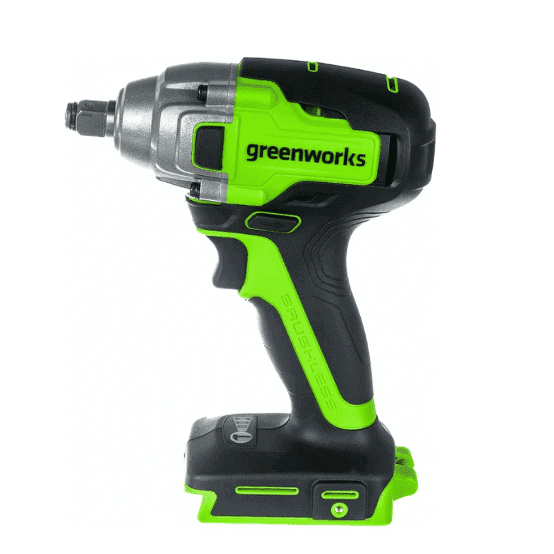 Гайковерт ударный аккумуляторный Greenworks GD24IW400.24V, бесщеточный без АКБ и ЗУ