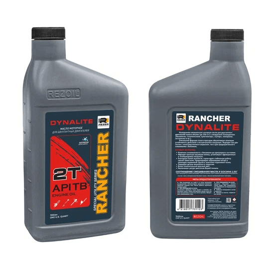 Масло 2Т минеральное Rancher DYNALITE 2T API TB 0.946л REZOIL