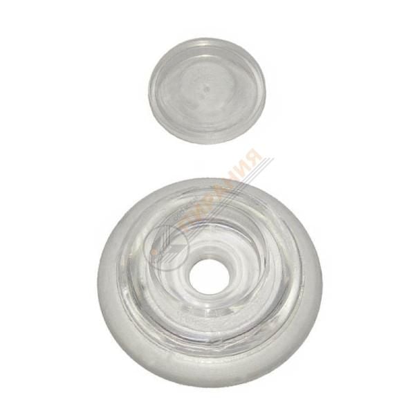 Шайба для крепления поликарбоната прозрачная D30 мм Русдюбель (шт)