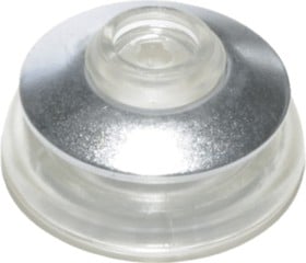 Шайба для крепления поликарбоната прозрачная DAXMER D7 мм х 25 мм (шт)