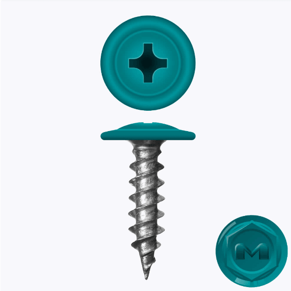 Саморез ПШ ТАЙВАНЬ острый 4.2*16 мм (5021) Морская волна (шт)