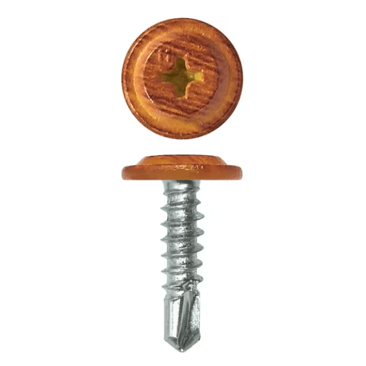 Саморез ПШ Daxmer PRO со сверлом 4,2*25 мм Орех (шт)