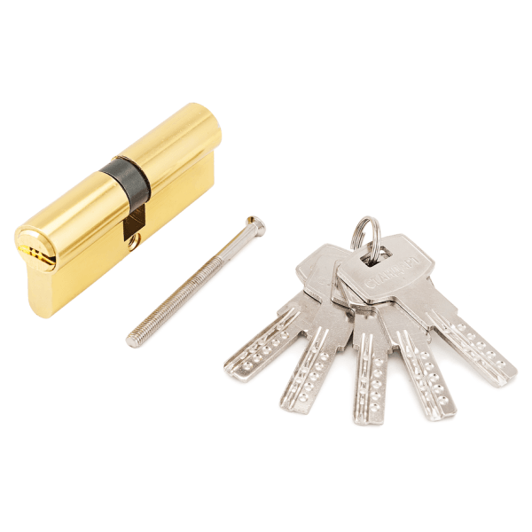 Механизм цилиндровый ключ/ключ СТАНДАРТ F-01 75 GP 5кл золото (шт)